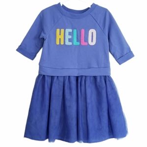 Old Navy Purple Sweatshirt Top Tutu Skirt Dress